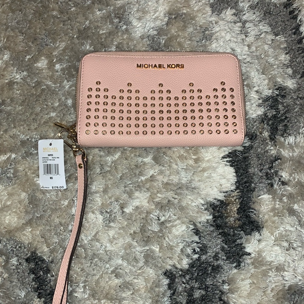 Michael Kors wrist, wallet/phone holder